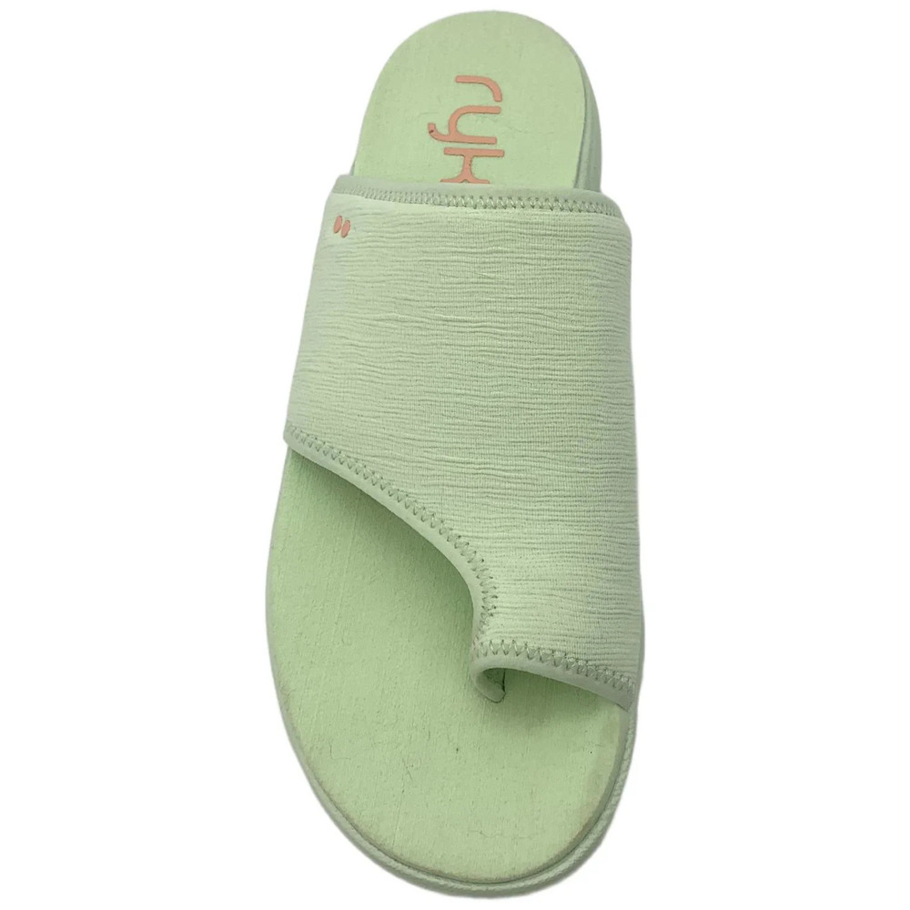 Ryka Women's Toe-Loop Sandal ActivFoam Margo Slide Ambrosia Green - Medium - Picture 2 of 3
